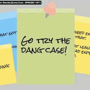 Advanced Cross Examination: Remote (Zoom) Cross - EPISODE 1